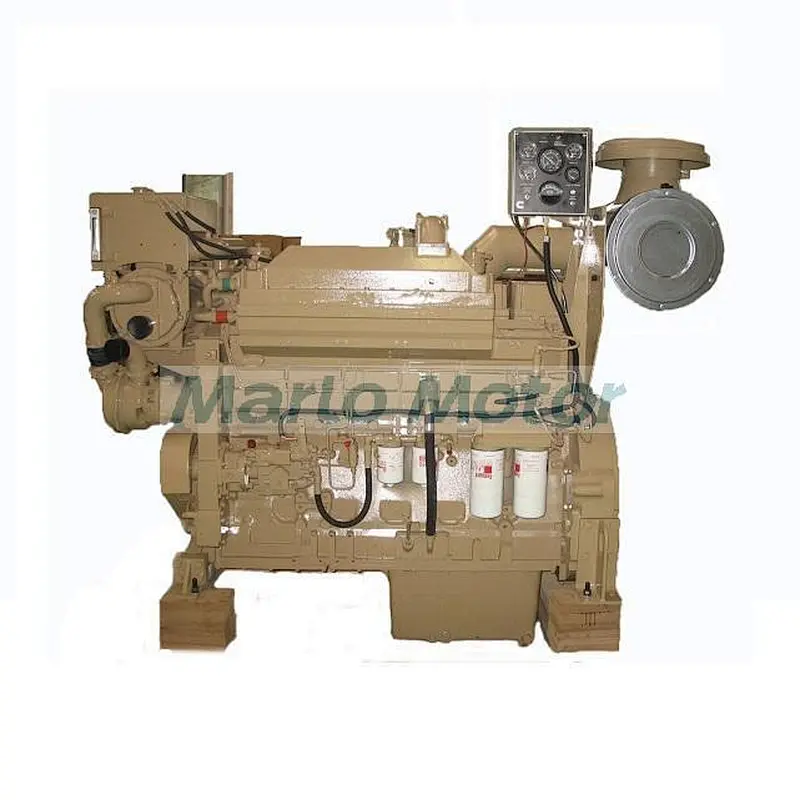 Original Cummins 6-cylinder water cooling KTA19-M3 diesel engine used for marine