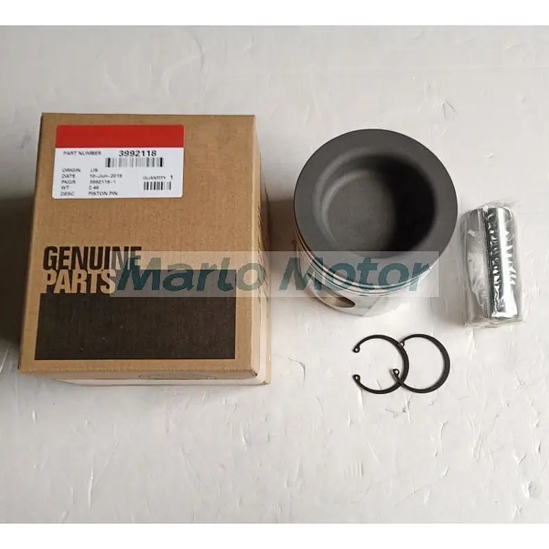 6CT ISC QSC8.3 GAS CGE8.3 CNG engine piston kit 4089346 3992118 piston ring 4025290 piston pin 3934046 retairing ring 393404