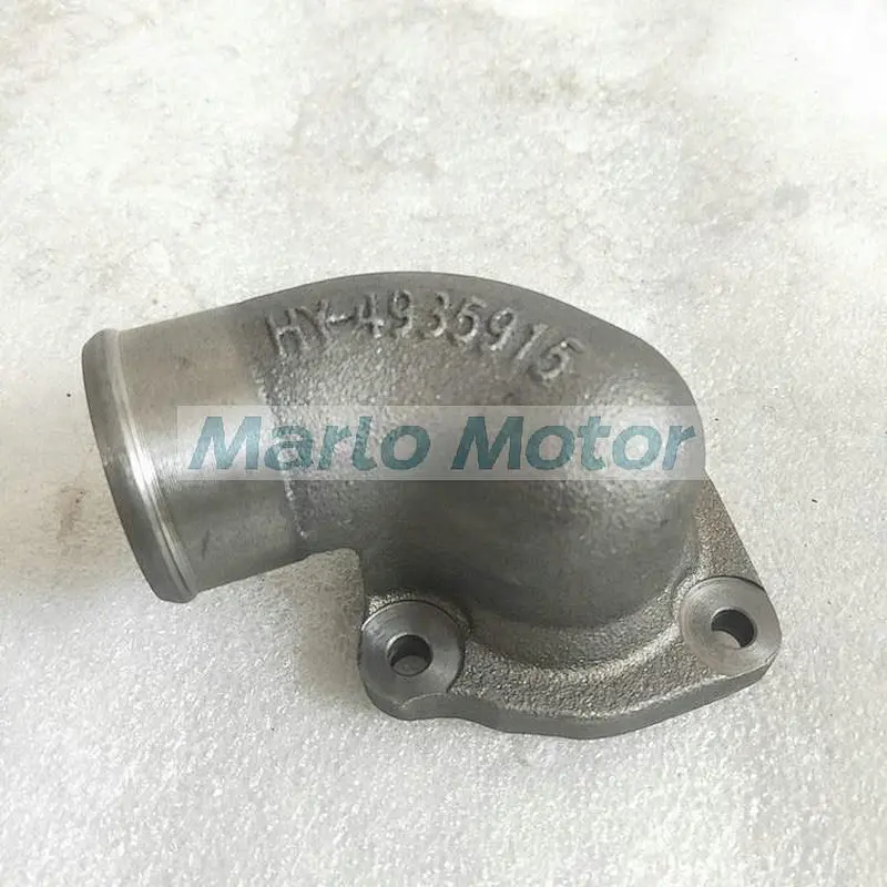 Original Aftermarket diesel engine parts ISBe ISDe QSB Water Outlet Connection pipe 4935915