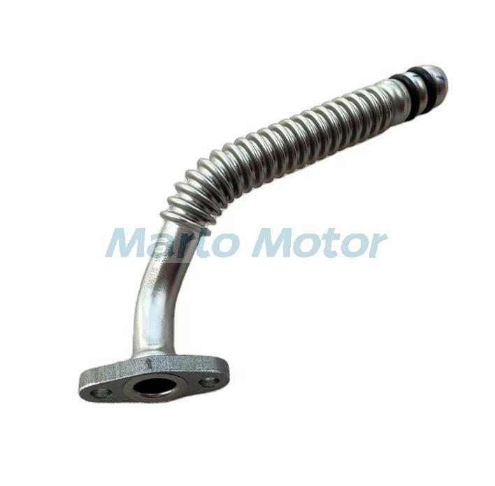ISF2.8 Original diesel engine spare parts turbocharger oil drain connection 4994822 5297747 5340152 5340176