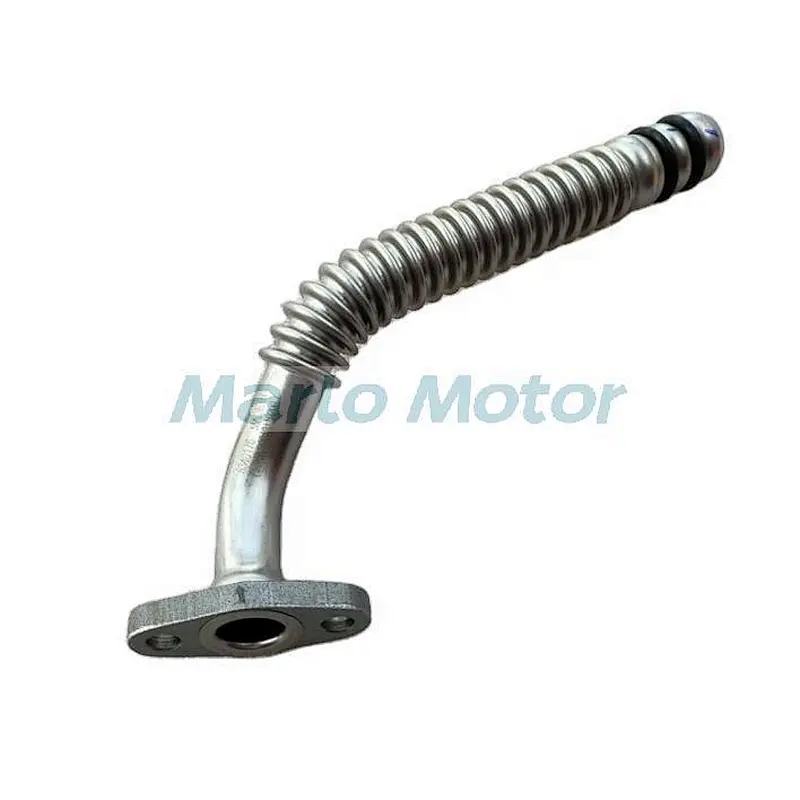 ISF2.8 Original diesel engine spare parts turbocharger oil drain connection 4994822 5297747 5340152 5340176