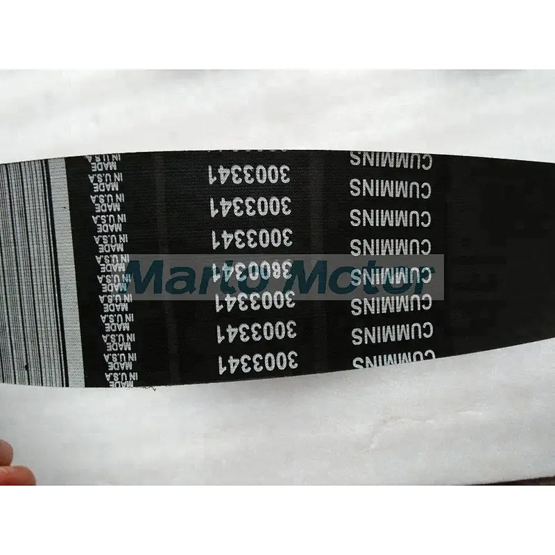 Genuine Excavator and Wheel Loader Engine V Belt for Fan and Alternator
