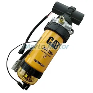 C6.6 excavator fuel water separator 3619554 361-9554 12V fuel filter assy with electronic pump 2289129 2325877 249-7669 3491063