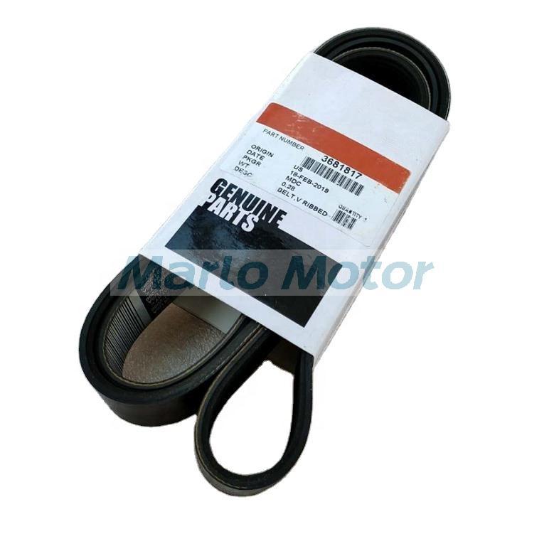 QSX15 ISX15 X15 diesel engine fan belt V ribbed belt 3681817