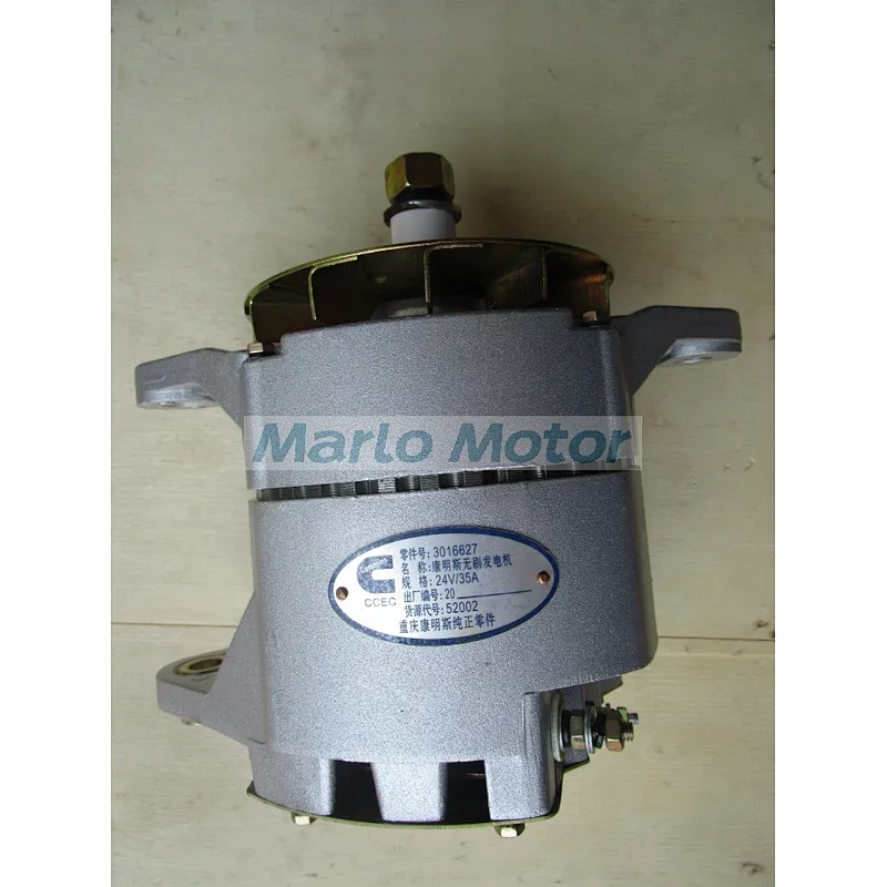Original Cummins CCEC K19 KTA19 QSK19 factory price spare Alternator 3016627 3904073