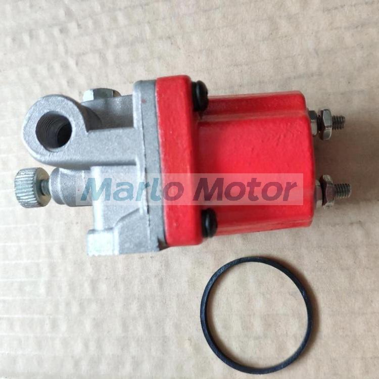 K19 KTA19 K38 KTA38 K50 diesel fuel pump shutoff solenoid valve 3035346 24V 2 terminal with rectangular ring seal 129888