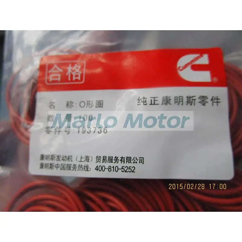 Genuine Cummins 4BT 6BT 6CT NTA855 QSK19 QSK38 QSK50 Diesel Engine O Seal Ring 3045986