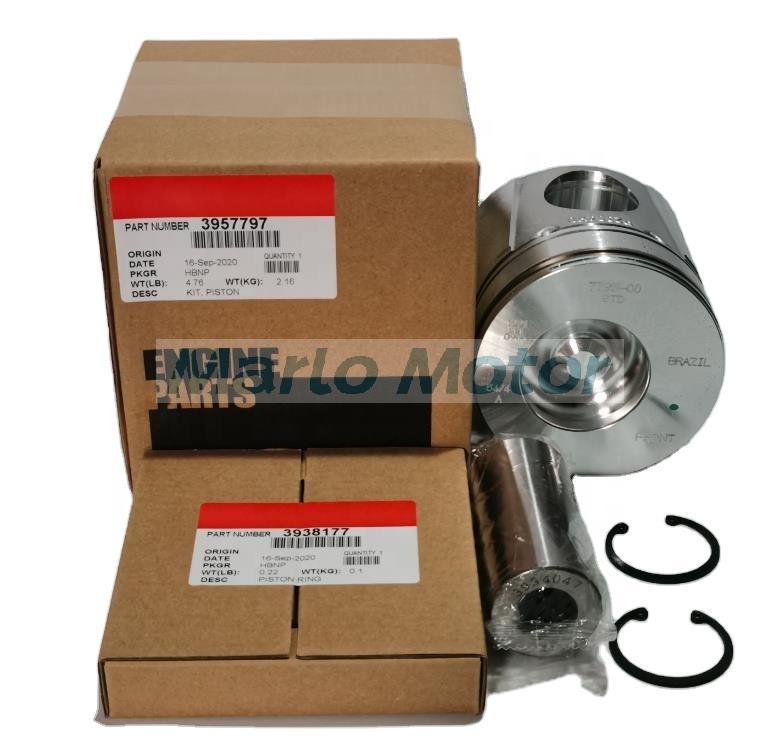 6B 6BT 6B5.9 B5.9 6BT5.9 6BTA5.9 6D102 piston 3957790 4089778 3957795 3957797 3928673 6735-31-2111 6738-31-2111 for Komatsu