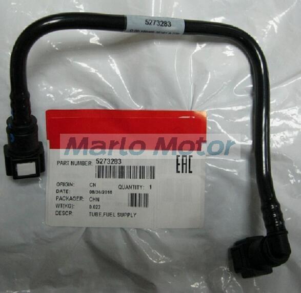 ISF3.8 diesel engine parts fuel Inlet pipe 5273283 4990464 4990465