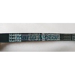 Original Cummins 4BT 6BT 6CT K19 K38 K50 QSM11 NT855 Cummins fan belt v ribbed 3040384