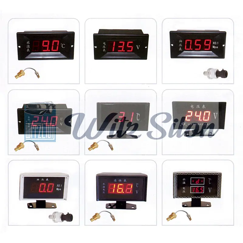 VOLTAGE / TEMPERATURE METER
