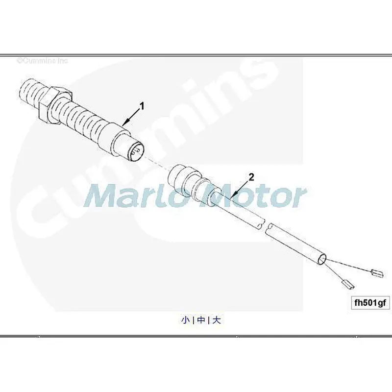 Original Cummins engine parts K19 KTA19 QSK19 diesel generator speed sensor magnetic pickup MPU 213272 212061 212211