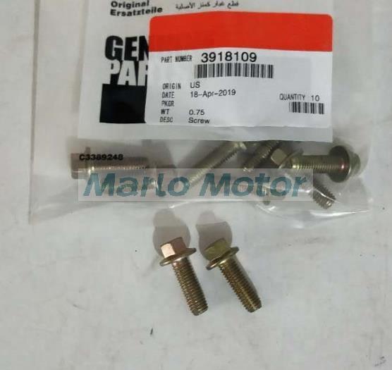 6B 6BT 6BT5.9 B5.9 6B5.9 6BT59 diesel engine spare parts hex flange head screw 3918109