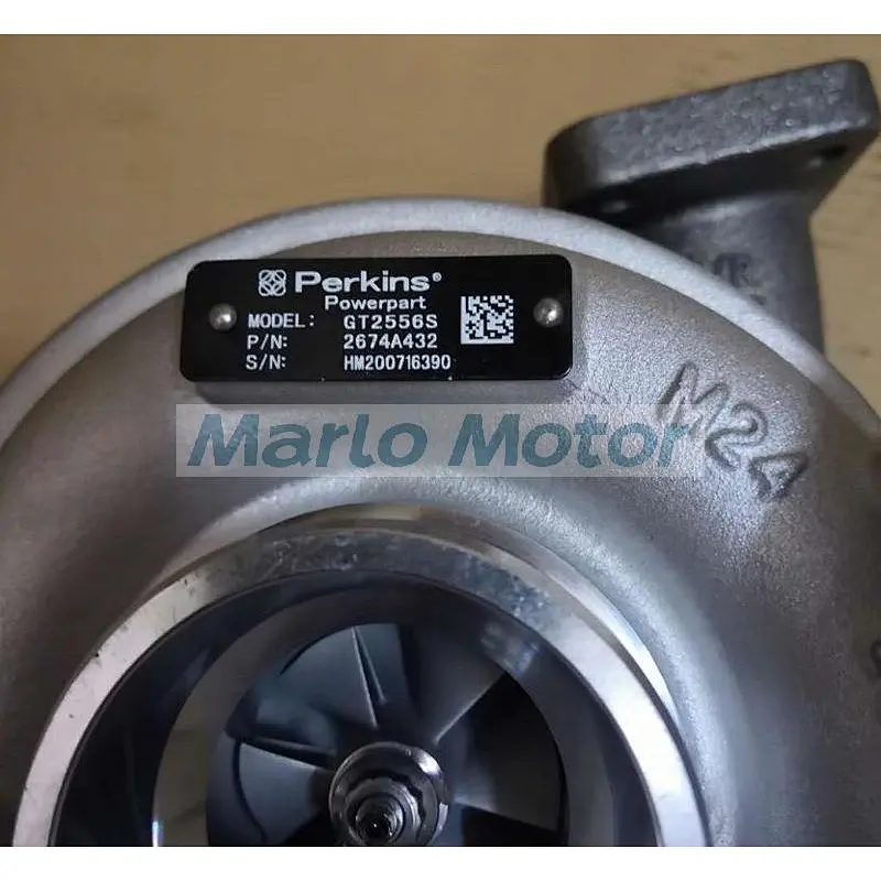 GT2556 turbocharger for Perkins 1104A-44T 758714-5001 2674A404 758714-5001 754127-5003S 2674A432 738233-0002 T2674A150B