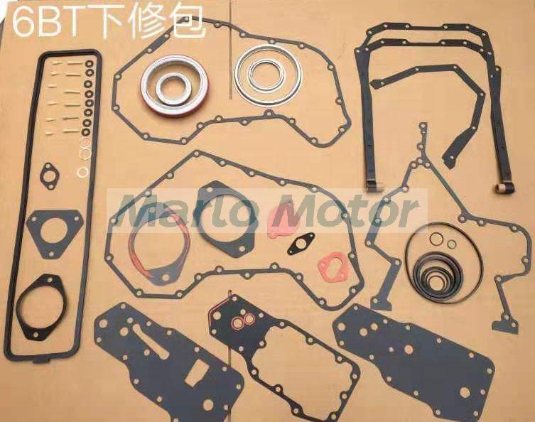 6BT 6BT5.9 6BTA5.9 6D102 diesel engine spare parts lower engine gasket kit 3802376