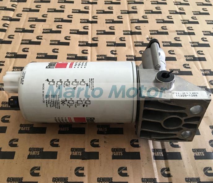 6D107 QSB4.5 QSB6.7 original fuel filter assebmly with fuel filter seat FS19732 3975126