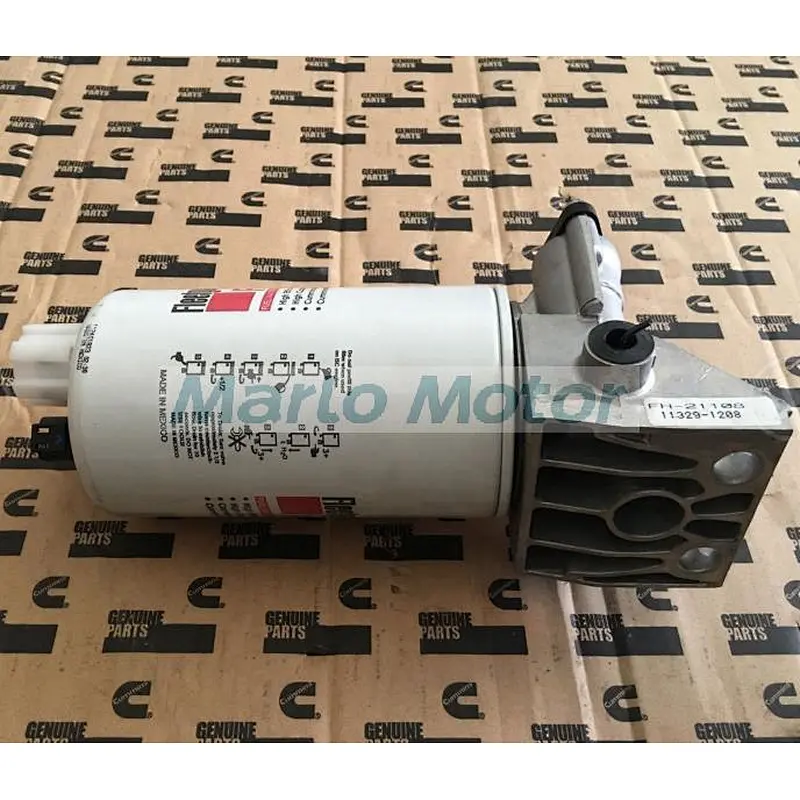 6D107 QSB4.5 QSB6.7 original fuel filter assebmly with fuel filter seat FS19732 3975126