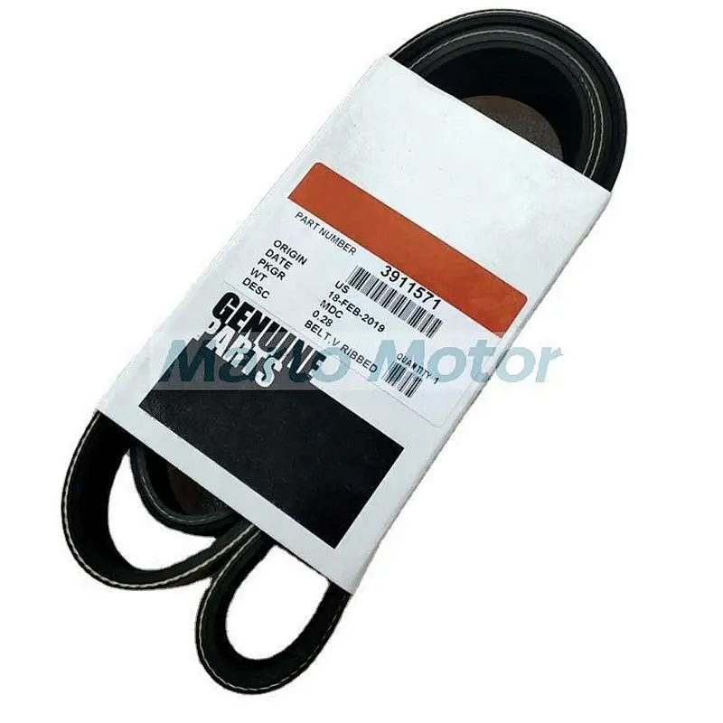 6L ISLe QSL8.9 QSL9 diesel engine parts v ribbed belt fan belt 3911571 3905866 3288900 8PK1525