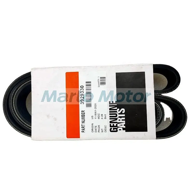 Genuine Cummins NT855 diesel engine parts Ribbed V belt 3929330