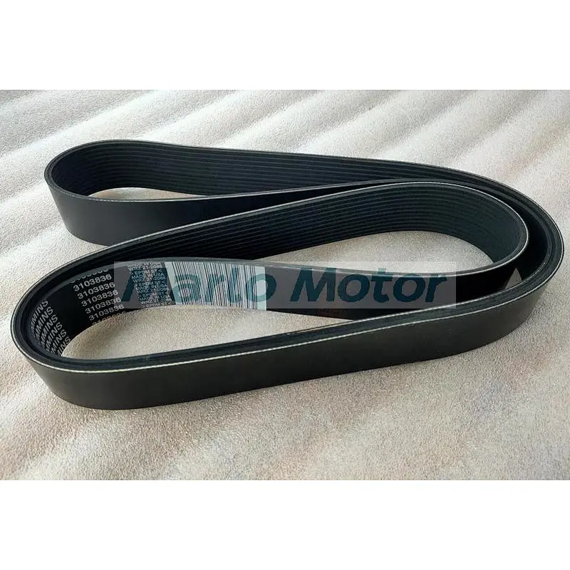 QSX15 ISX15 QSX ISX diesel engine fan belt V ribbed belt 3103836 12PK2291