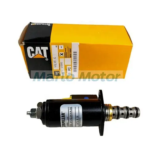 121-1490 1211490 excavator hydraulic main pump solenoid valve for CAT E320D E320B E320C