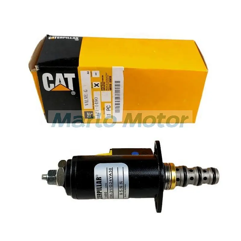 121-1490 1211490 excavator hydraulic main pump solenoid valve for CAT E320D E320B E320C