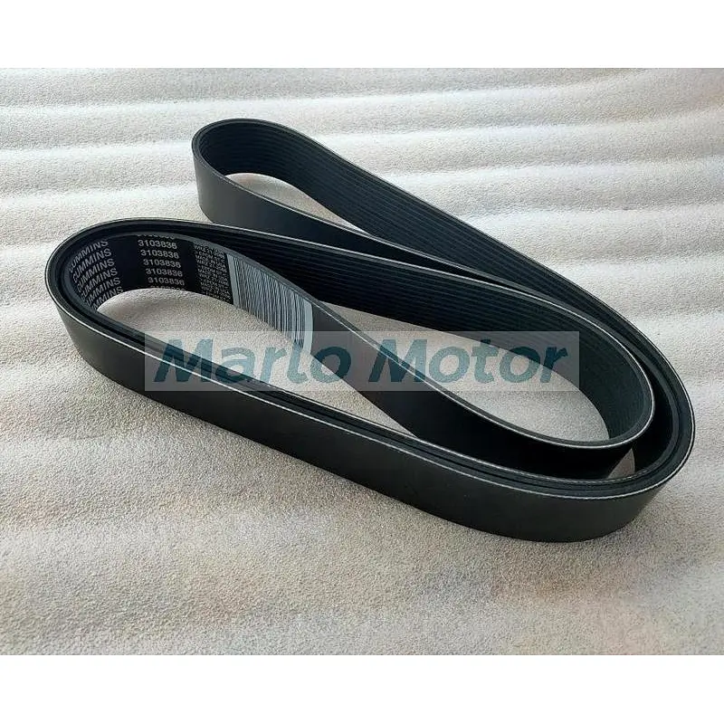 QSX15 ISX15 QSX ISX diesel engine fan belt V ribbed belt 3103836 12PK2291