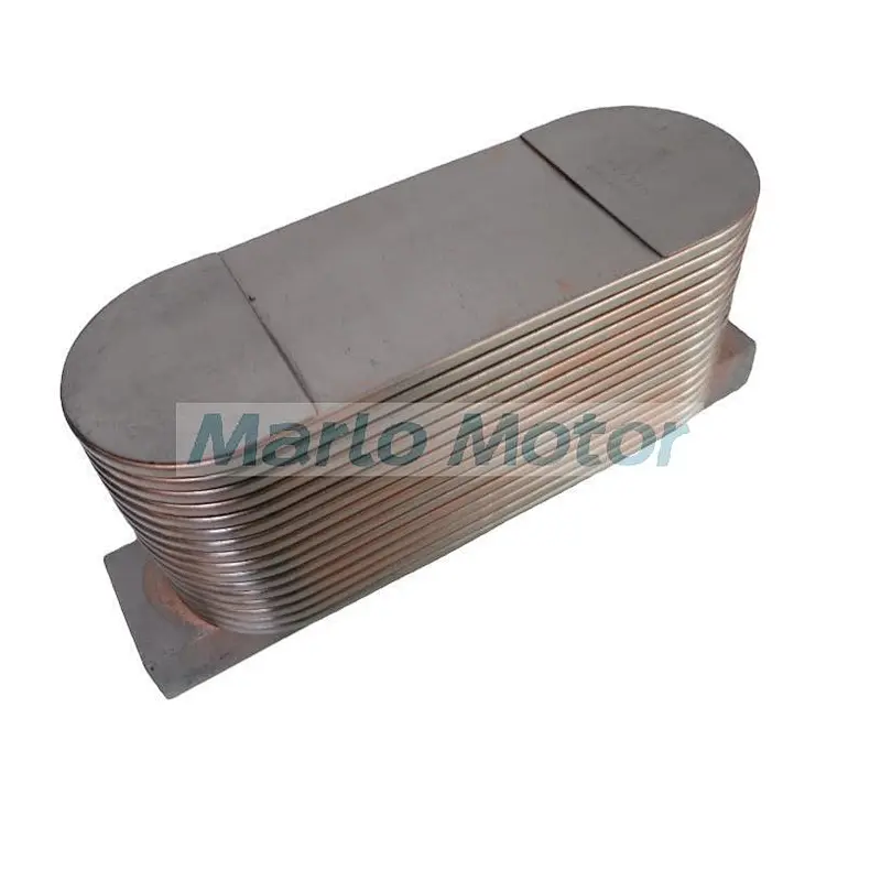 Original Cummins CCEC K19 spare parts factory price Oil Cooler Core 3804934 4095096 3331667 3085956