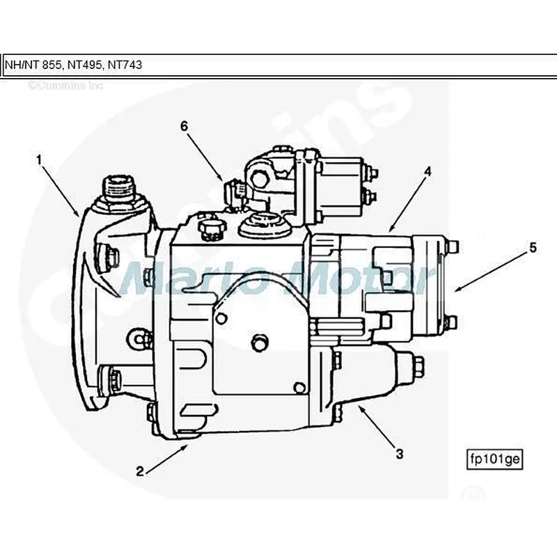 Cummins PT Fuel Pump 3060709 NT855 Engine Parts