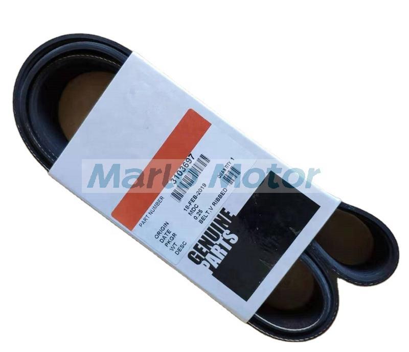Excavator parts R520LC-9S R480LC-9 M11 QSM11 ISM11 V ribbed belt 8PK1630 3103697 3288554 3920282