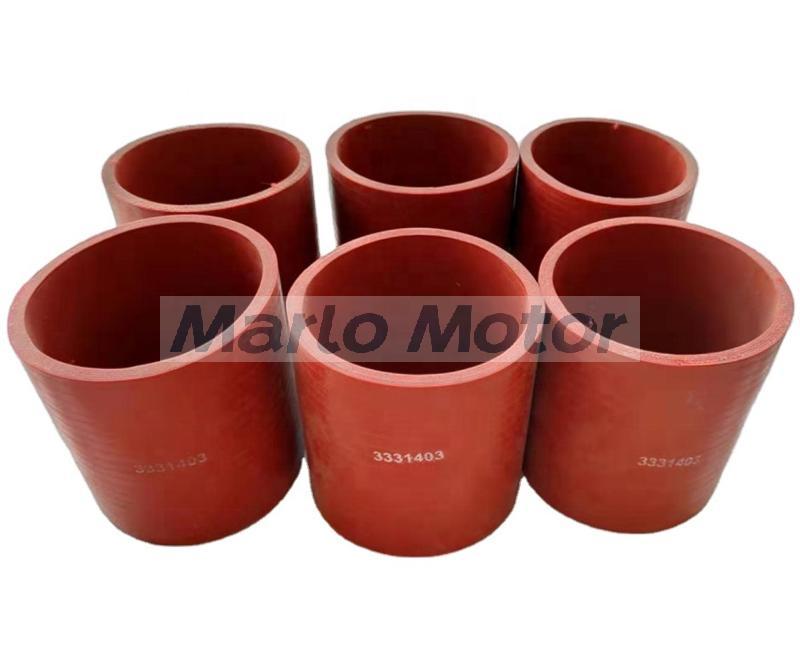 K19 KTA19 QSK19 diesel engine spare parts exhaust manifold plain hose silicone hose 3331403