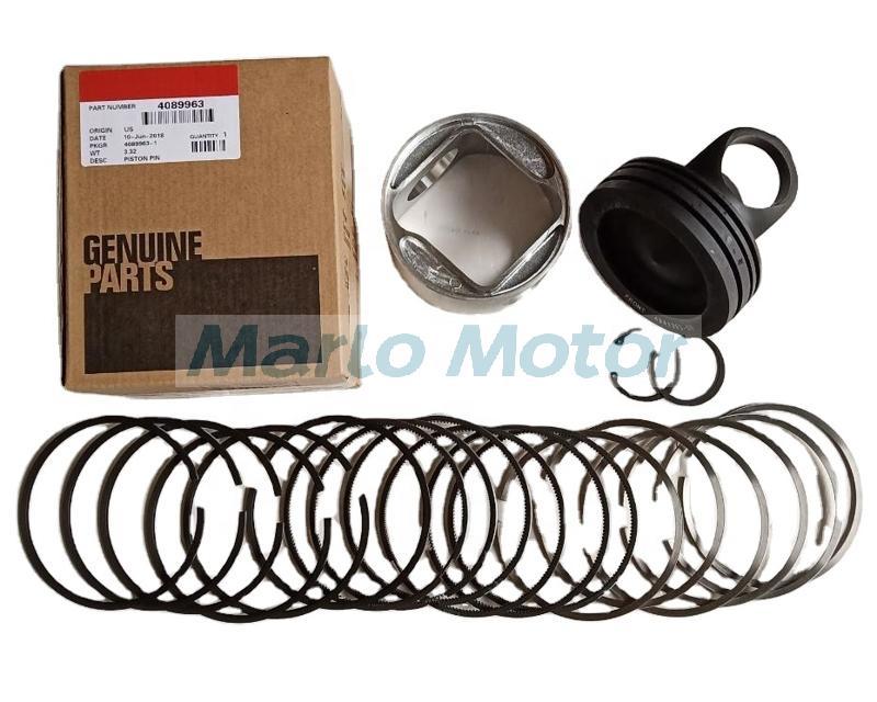 6L ISLe QSL8.9 QSL9 diesel engine spare parts piston kit 4089963 4941393 3974404