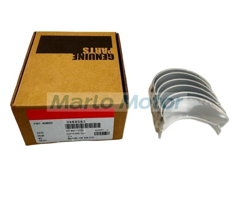 6BT 6ISBe engine connecting rod bearing STD (Set) 5257641 ( 4893693 (6pcs) + 3969562 (6pcs)) 3939849 3969562 3901170
