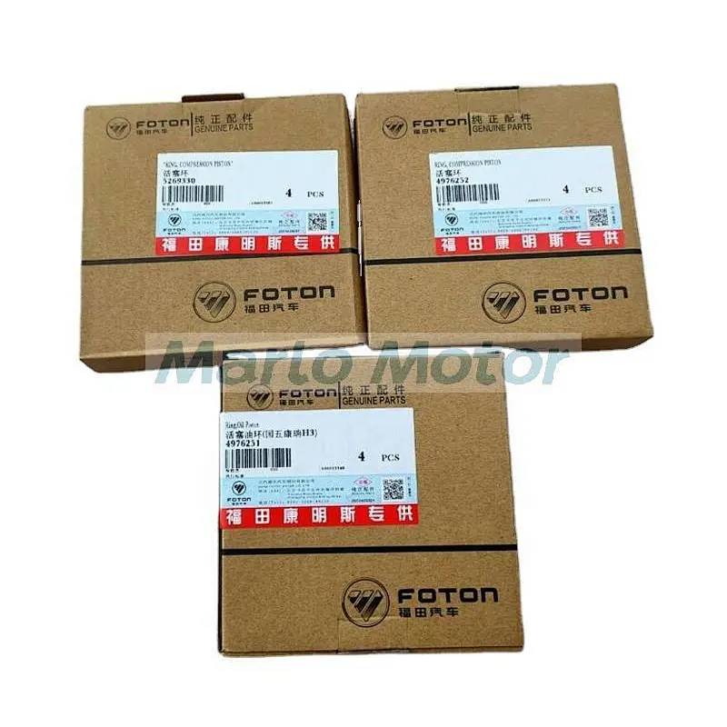 ISF2.8 Original diesel engine spare parts piston ring kit 4309423F 4976251 4976252 5269330