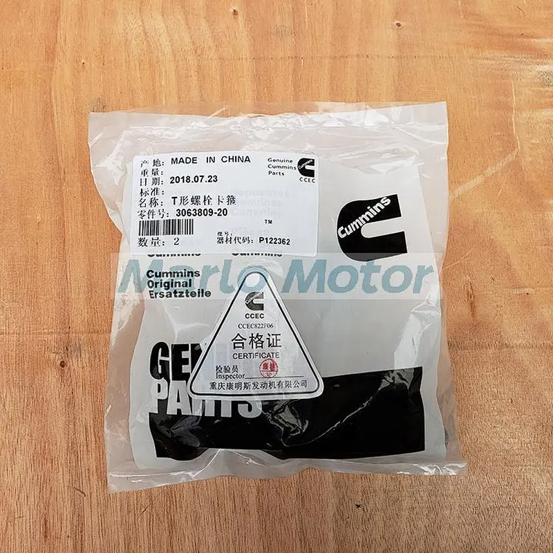 Original Cummins KTA19 QSK19 engine T-Bolt Clamp 3063809