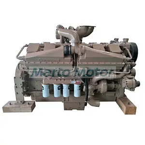 Original CCEC Cummins engine assy KTA38 P1300 SO60169 used in dredger auxiliary marine engine