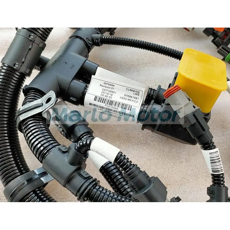 6CT ISC8.3 ISCe QSC8.3 6L ISLe QSL original electronic control module wiring harness ECM wiring harness 4943176 3976494