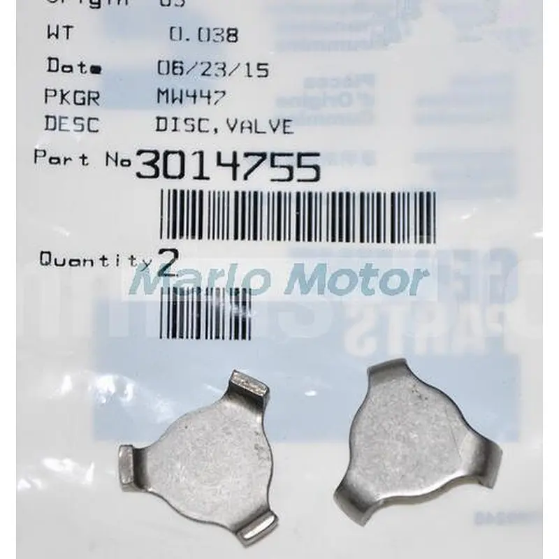 NT855 NTA855 N14 NTA14 NH220 diesel engine parts valve disc 3014755 3012530