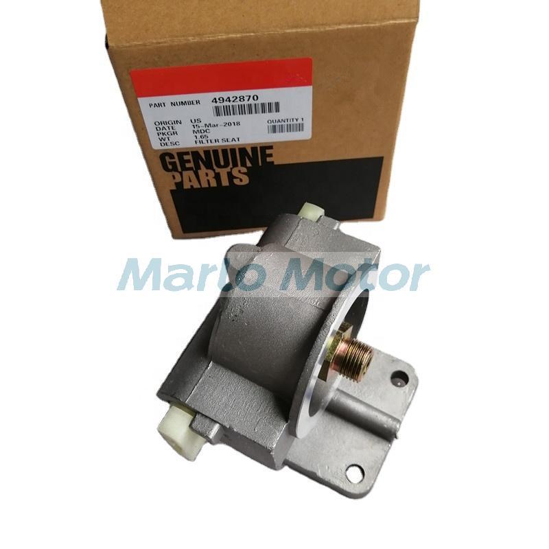 6L ISLe QSL8.9 QSL9 diesel engine water filter seat corrosion resistor head 3945110 4940629 4942870