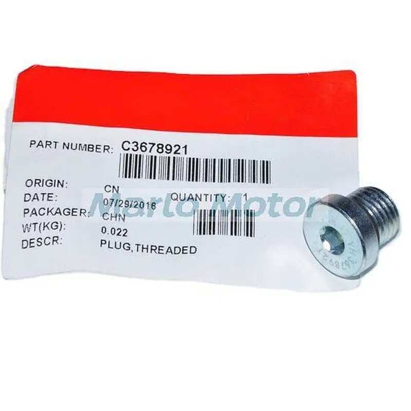 QSB 6ISBe ISDe6 QSB6.7 diesel engine spare parts solenoid plug 3678921
