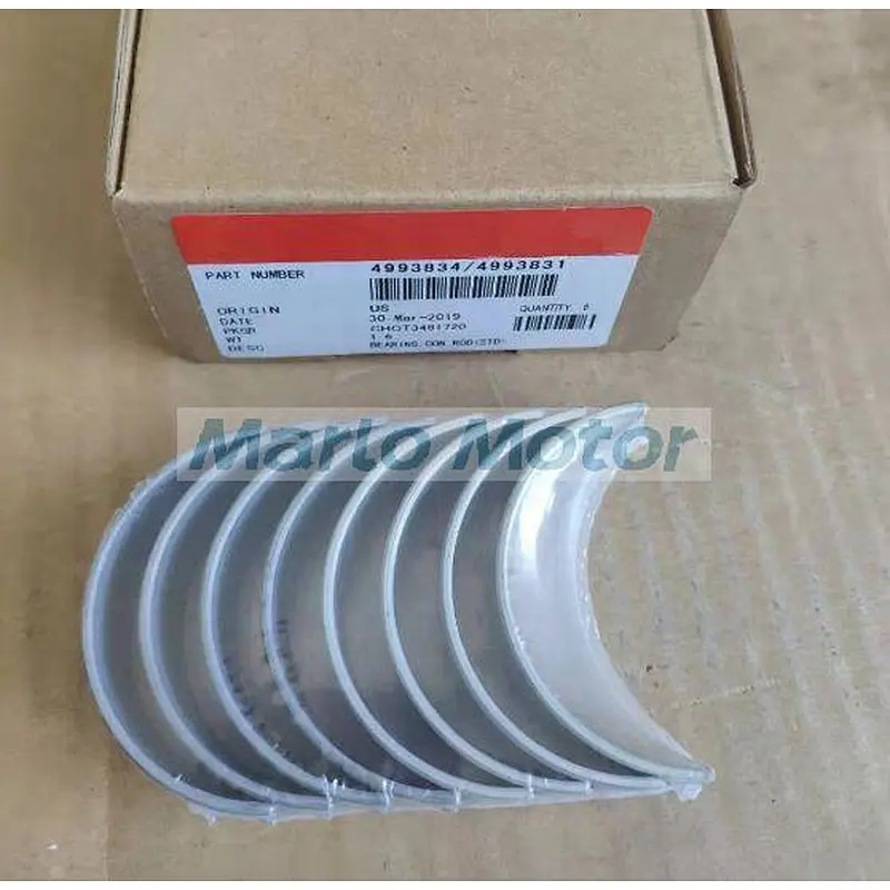 QSB3.3 B3.3 diesel connecting rod bearing 4993835 4993834 4993831 4944481 4944480 4982091 6207-29-3900 C6204313410 C6207313300
