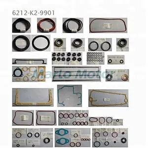 SA6D140E diesel full gasket kit 6212-K1-9901 6212-K2-9901 6212-K2-9902 cylinder head gasket 6217-K1-9900 6217-K2-9900