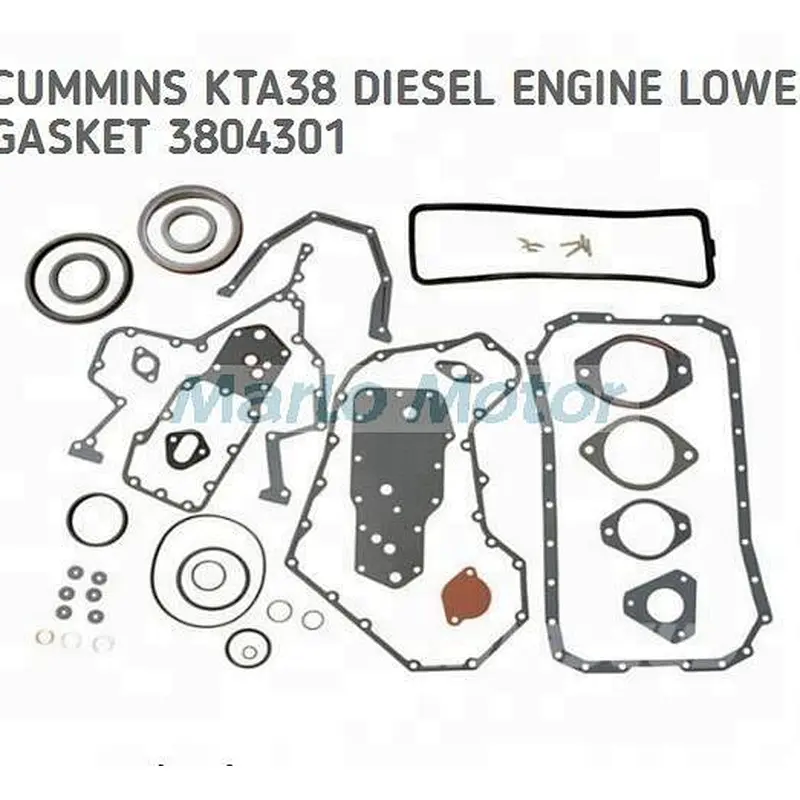 K38 KTA38 lower gasket set 3804301 3801265 3801719 upper repair gasket kit set 3801330 4024919 3801235