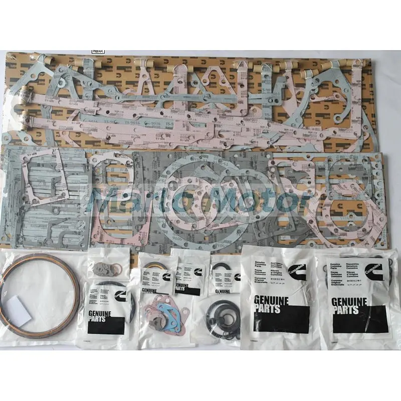 Genuine Cummins K19 parts 3801007 cummins parts lower engine gasket 4089391 4376512