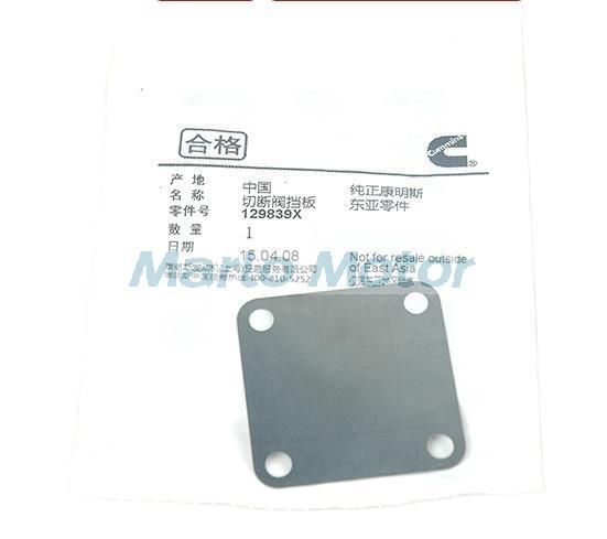 K19 QSK19 KTA19 K50 diesel engine parts shut-off valve shield 129839