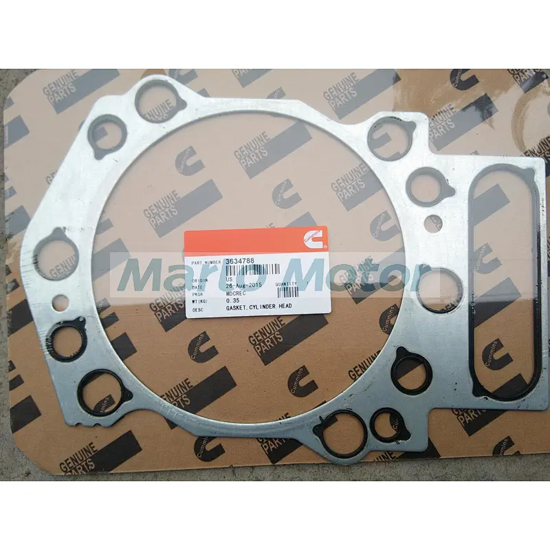 Genuine diesel engine K38 part Cylinder Head Gasket cummins 3634788