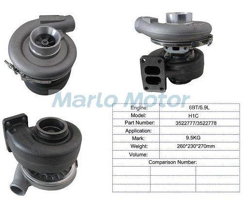 6BT5.9 6BTA H1C turbocharger 3522777 3802289 3522778 3528741 3919127 3916349 3528742 3535414 3535419 3535417
