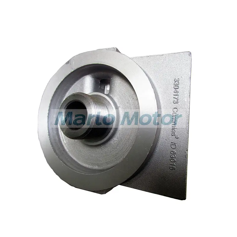 Genuine diesel engine part lubricating oil filter head cummins 3304173