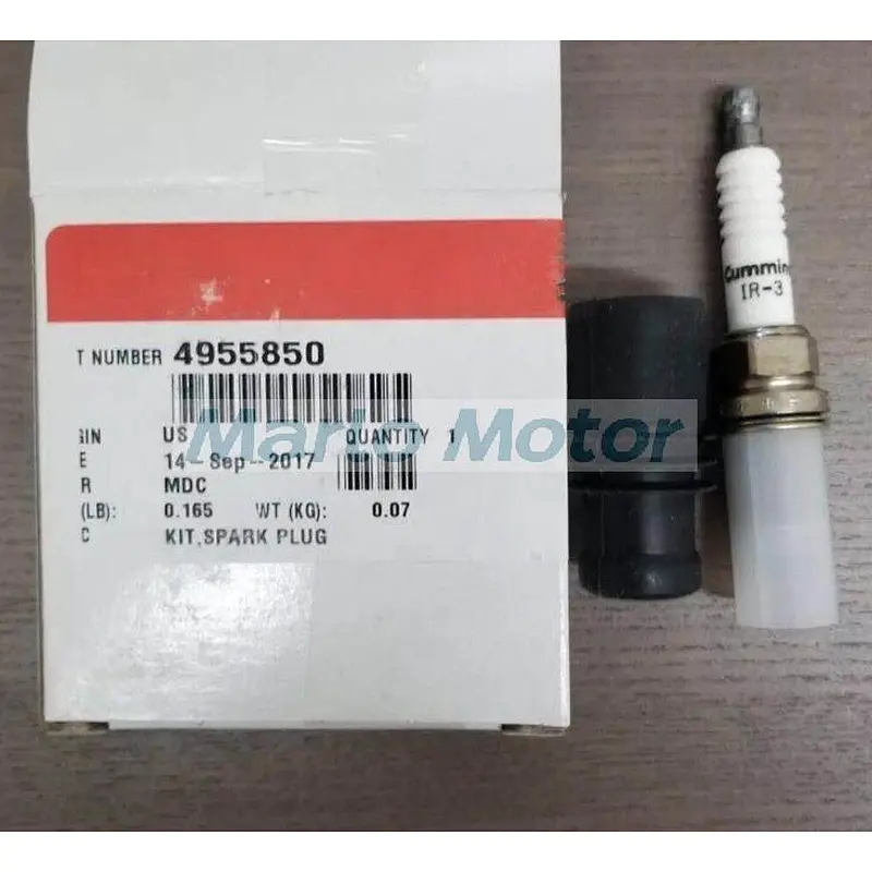 6CT ISC QSC8.3 natural Gas engine spare parts natural gas sparking plug 4937472 4955850 2881797 2882116 4955851 4089869 4089629