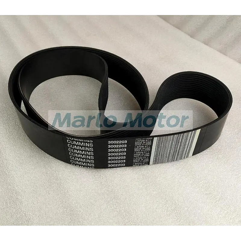 K19 QSK19 K19 QSK19G K38 KTA38 K6 K50 G50 QSK50 V ribbed belt fan belt 3002202 3002203